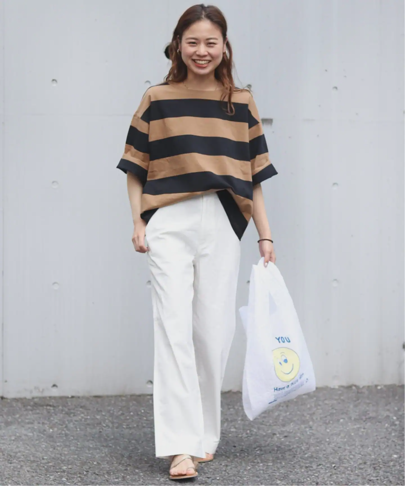 《追加》バスクシャツクルーネックTEE◆（JOURNAL STANDARD relume）