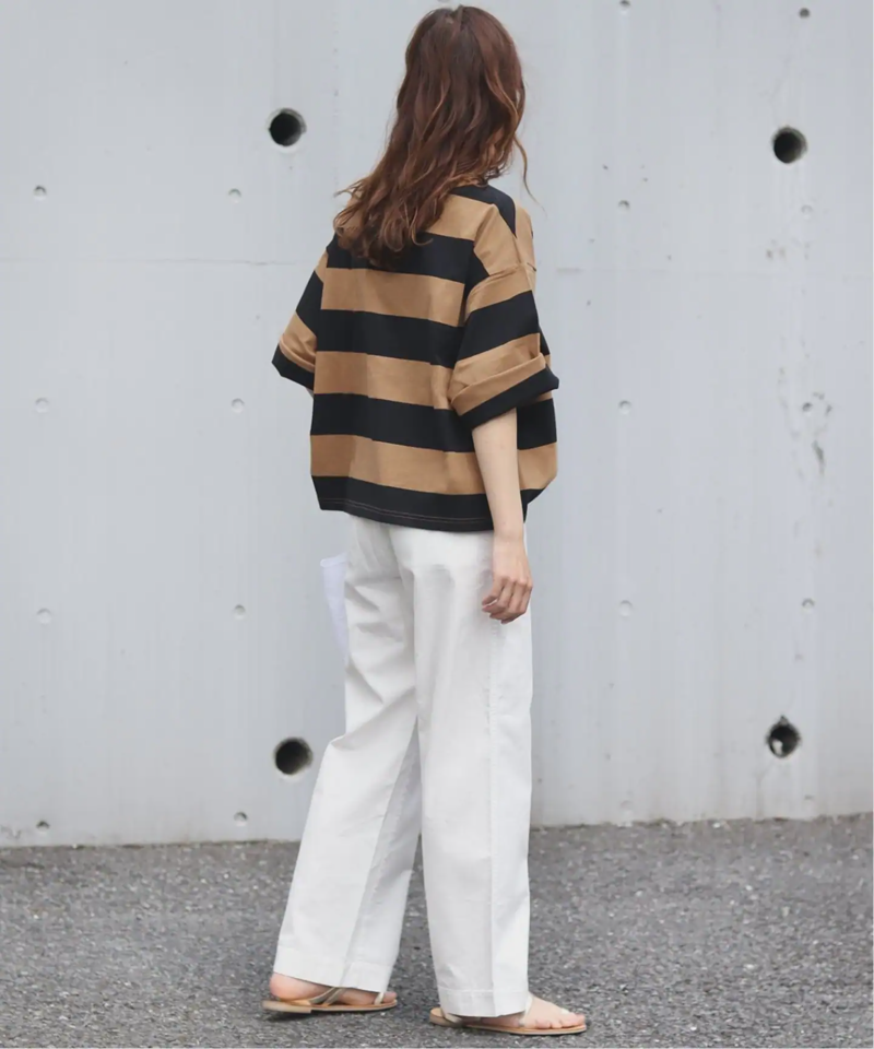 《追加》バスクシャツクルーネックTEE◆（JOURNAL STANDARD relume）