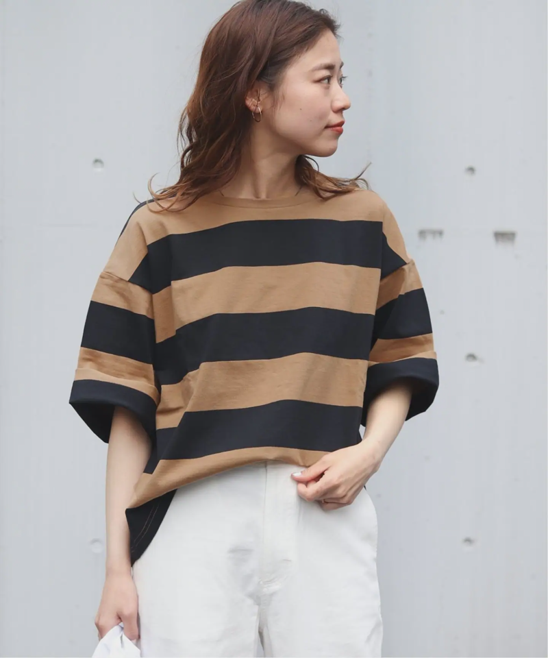 《追加》バスクシャツクルーネックTEE◆（JOURNAL STANDARD relume）