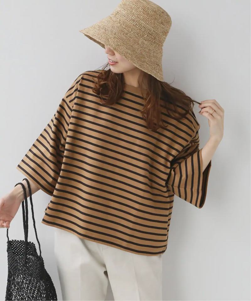 《追加》バスクシャツクルーネックTEE◆（JOURNAL STANDARD relume）