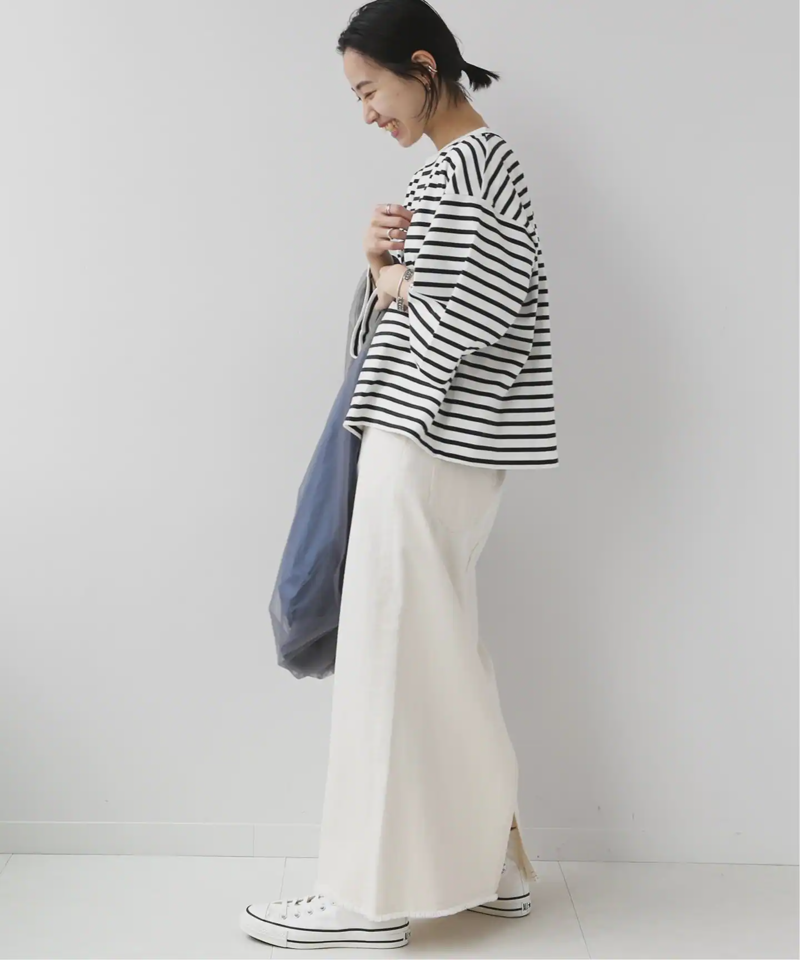 《追加》バスクシャツクルーネックTEE◆（JOURNAL STANDARD relume）