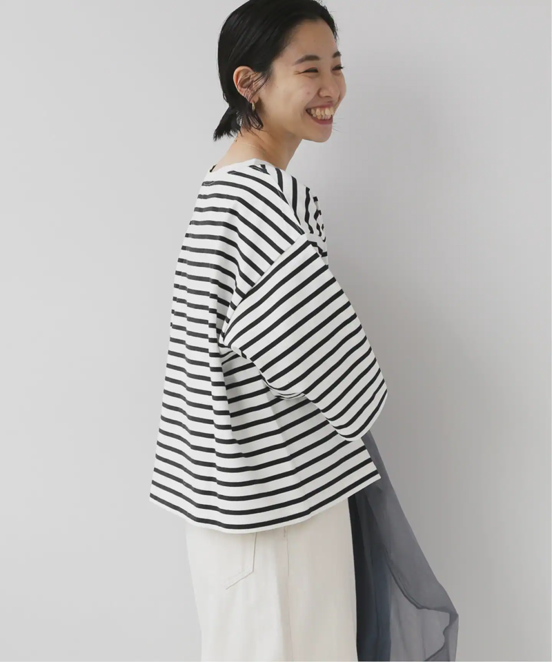 《追加》バスクシャツクルーネックTEE◆（JOURNAL STANDARD relume）