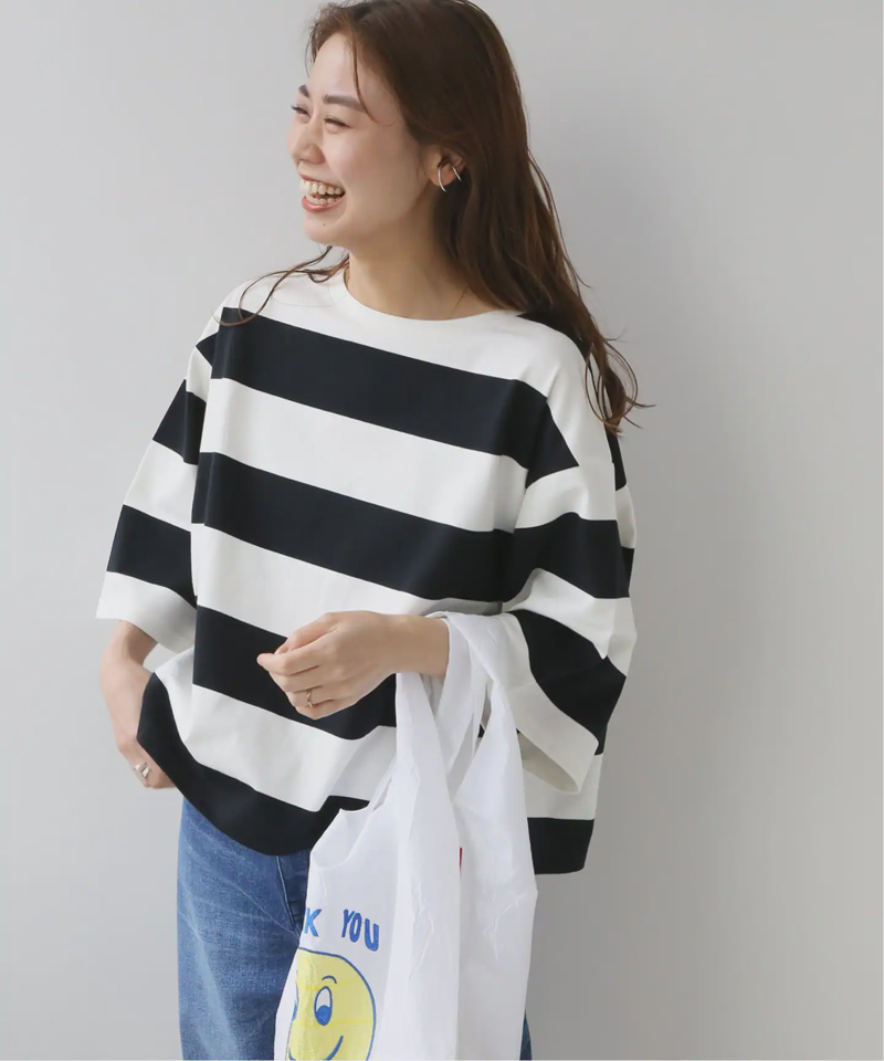 《追加》バスクシャツクルーネックTEE◆（JOURNAL STANDARD relume）