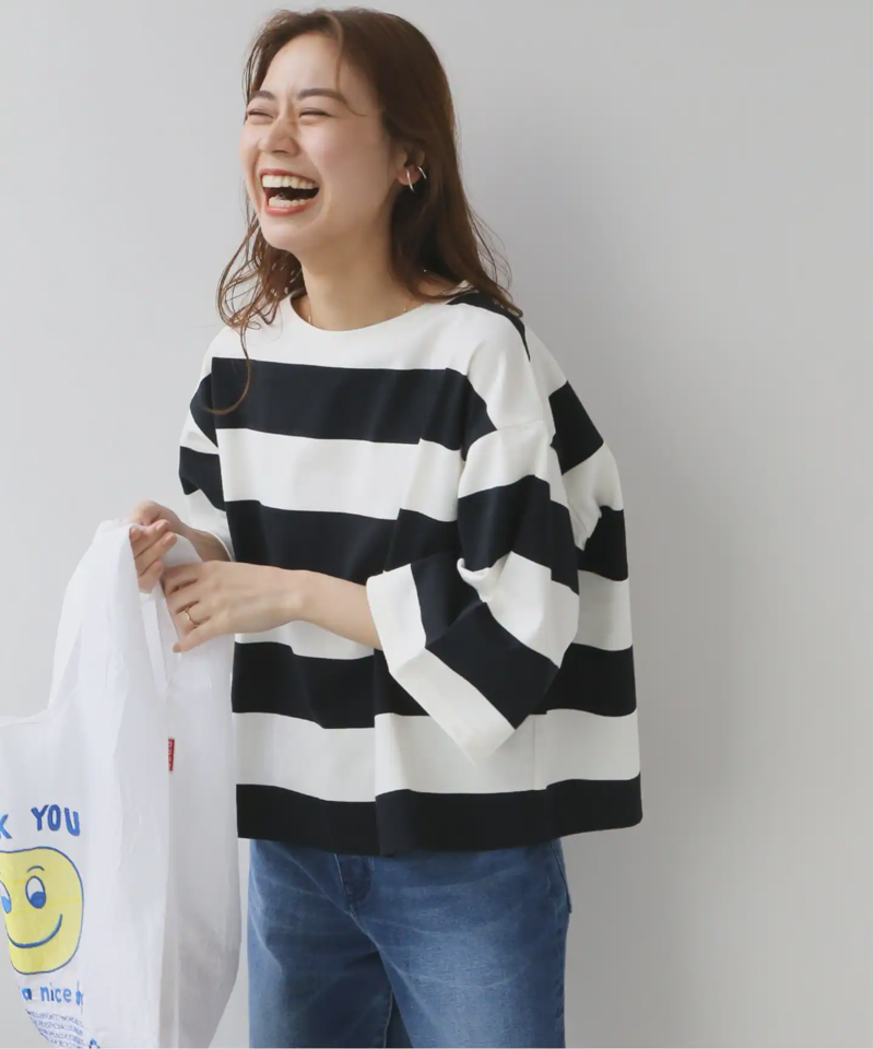 《追加》バスクシャツクルーネックTEE◆（JOURNAL STANDARD relume）