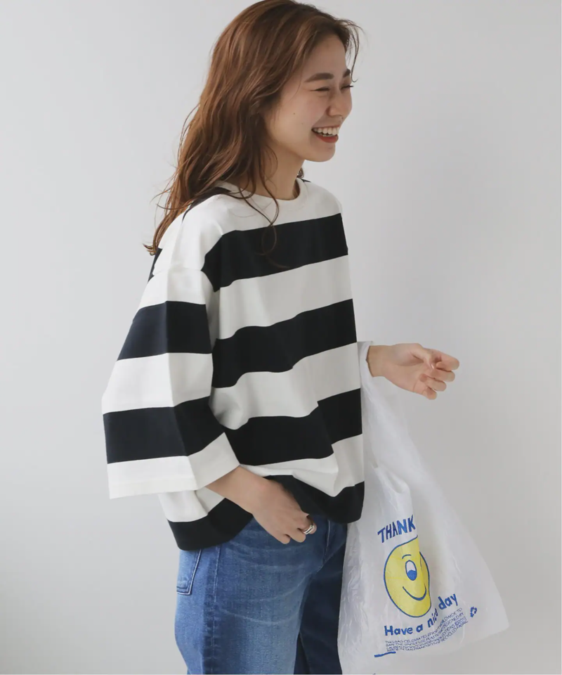 《追加》バスクシャツクルーネックTEE◆（JOURNAL STANDARD relume）
