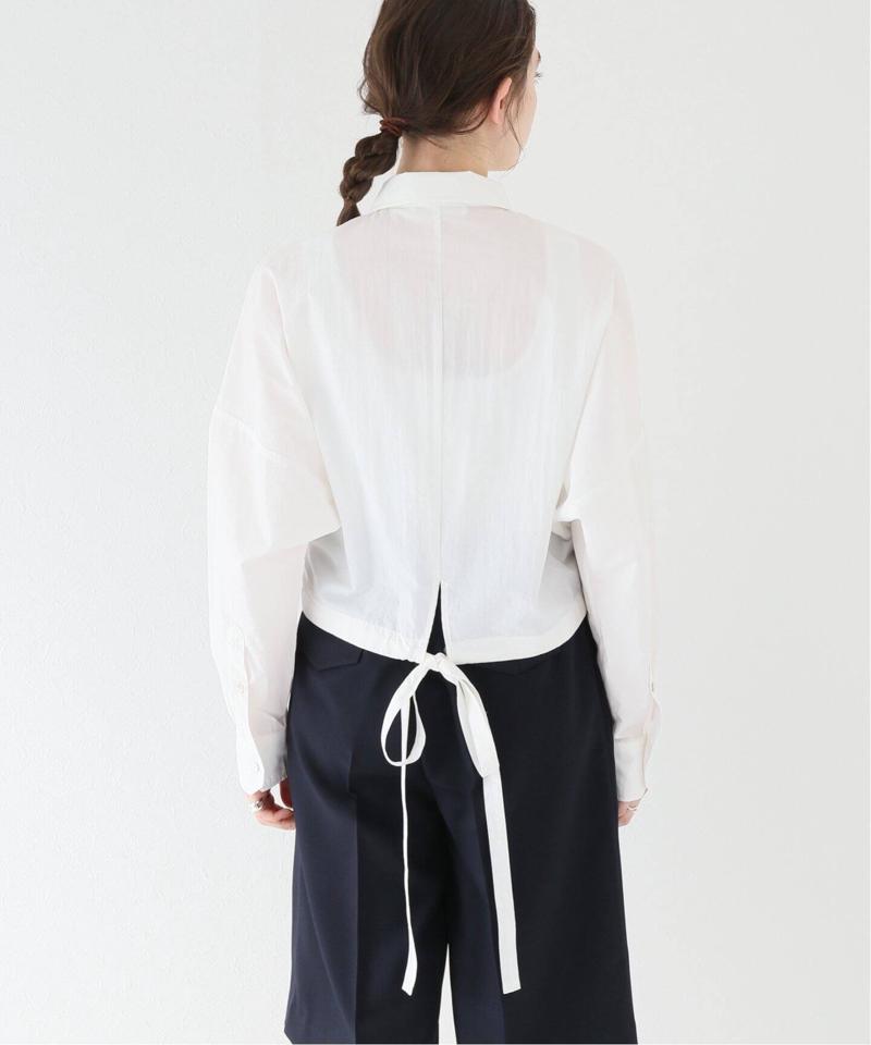 【MIJEONG PARK/ミジョン・パーク】 BOW BACK CROPPED SHIRT：シャツ（JOURNAL STANDARD relume）