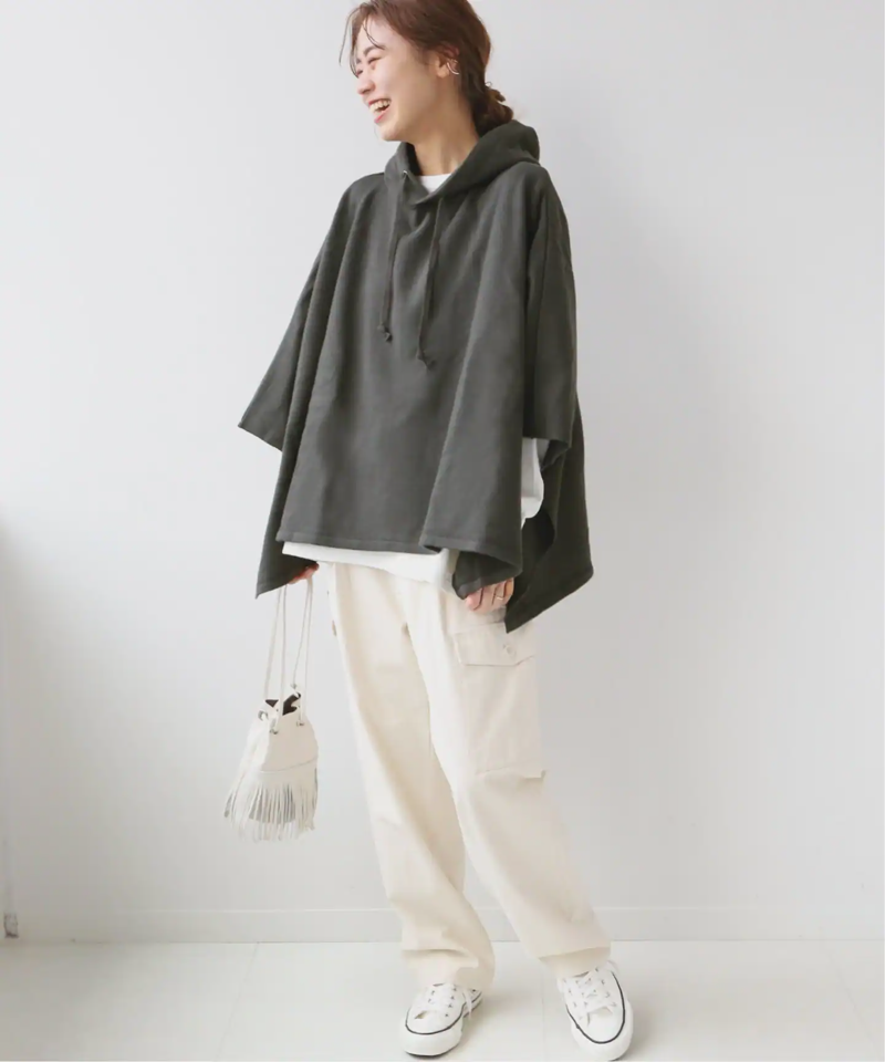 フーディーポンチョスウェット◆（JOURNAL STANDARD relume）