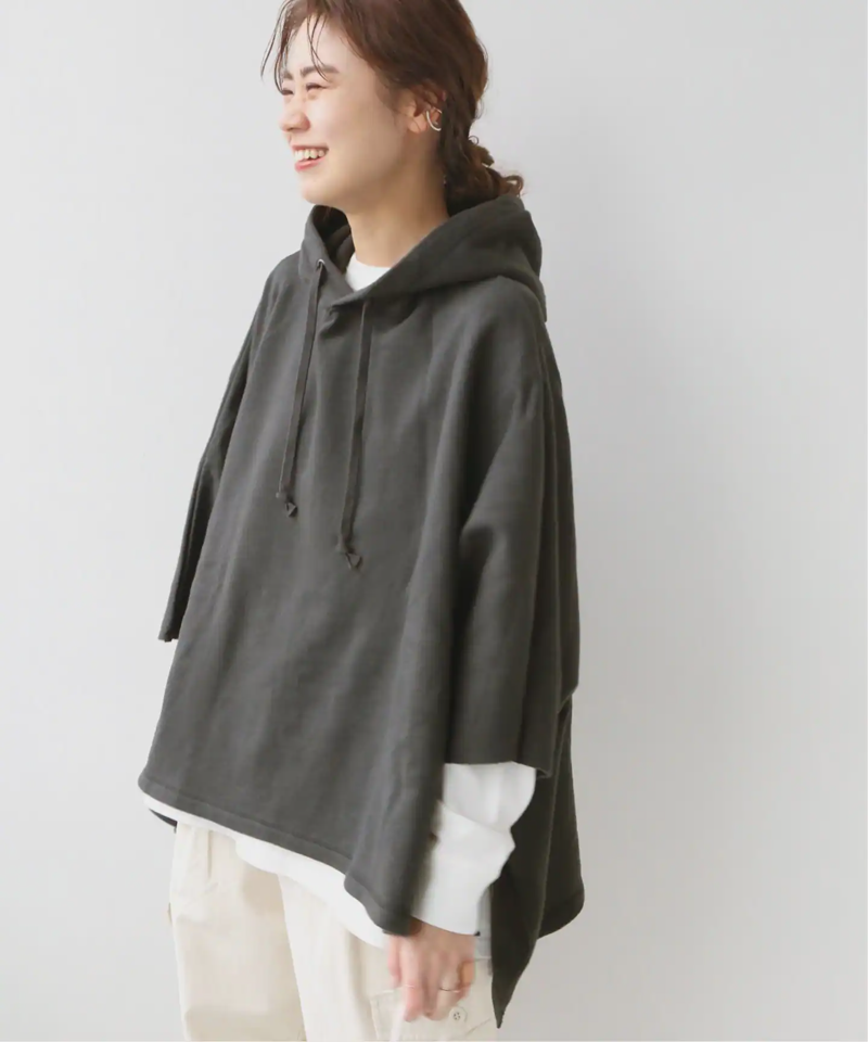 フーディーポンチョスウェット◆（JOURNAL STANDARD relume）