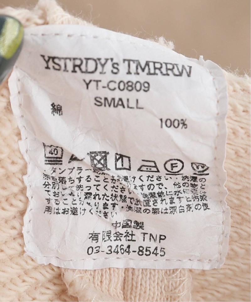 【YSTRDYS TMRRW】 PRAIRIE HOODIE COTTON HEA：パーカー（JOURNAL STANDARD relume）