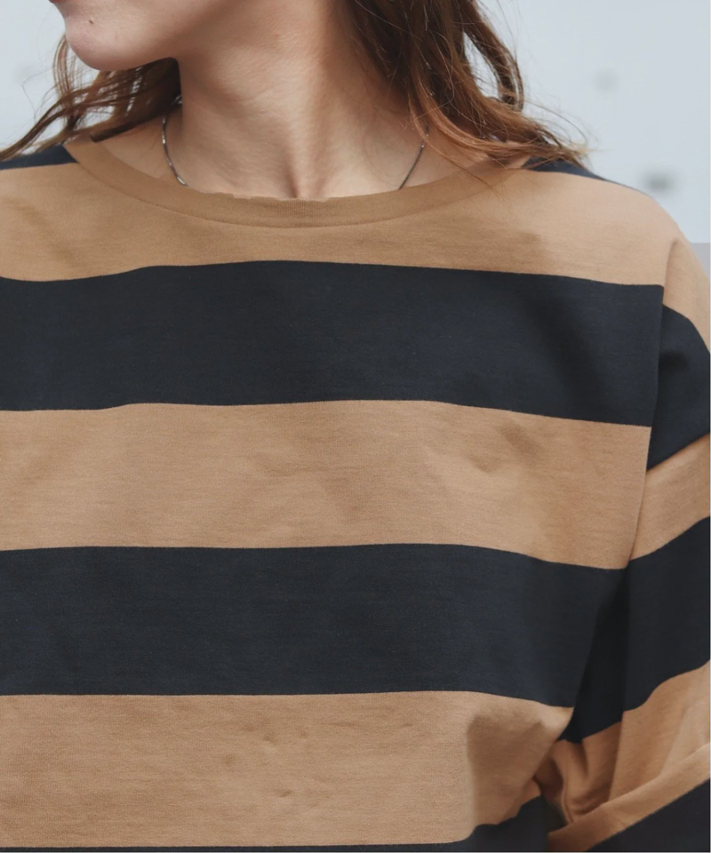 《追加2》バスクシャツクルーネックTEE◆（JOURNAL STANDARD relume）