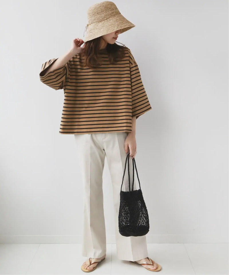 《追加2》バスクシャツクルーネックTEE◆（JOURNAL STANDARD relume）