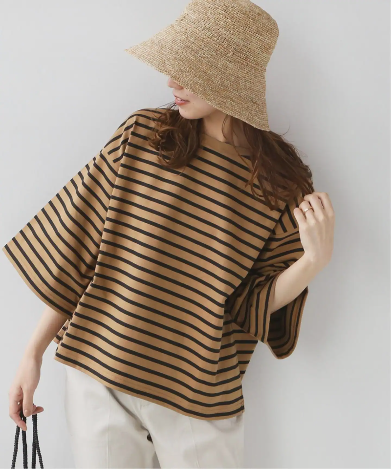 《追加2》バスクシャツクルーネックTEE◆（JOURNAL STANDARD relume）