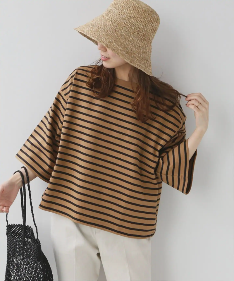 《追加2》バスクシャツクルーネックTEE◆（JOURNAL STANDARD relume）