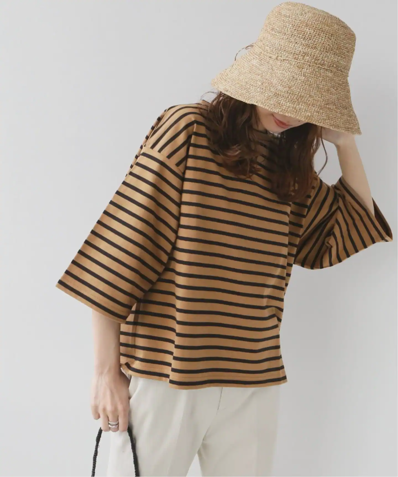 《追加2》バスクシャツクルーネックTEE◆（JOURNAL STANDARD relume）