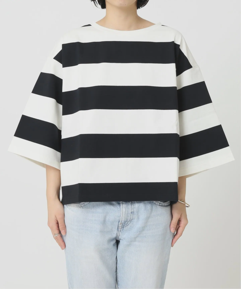 《追加2》バスクシャツクルーネックTEE◆（JOURNAL STANDARD relume）
