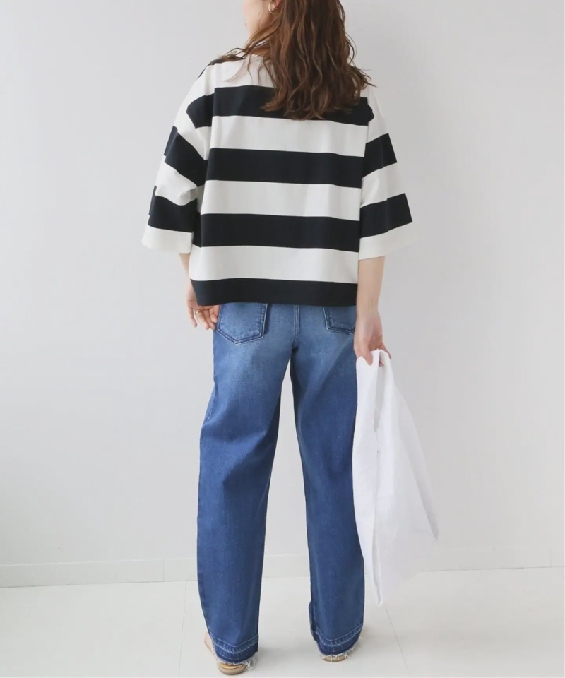《追加2》バスクシャツクルーネックTEE◆（JOURNAL STANDARD relume）