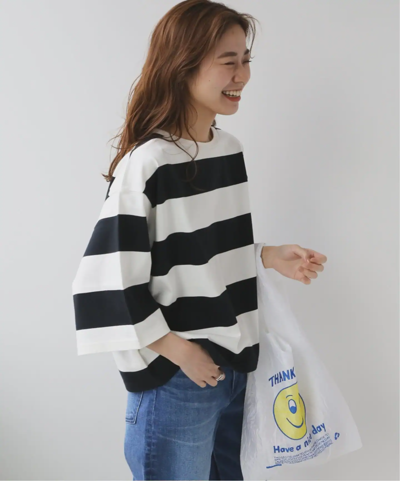 《追加2》バスクシャツクルーネックTEE◆（JOURNAL STANDARD relume）