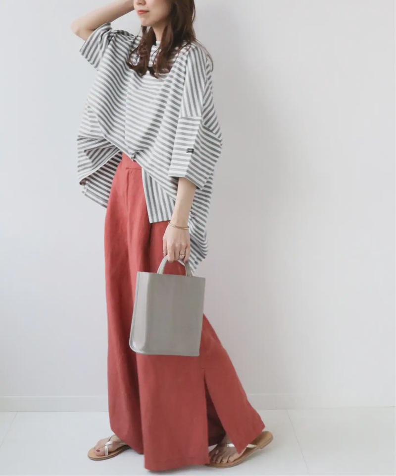 【WIFFLE/ウィッフル】*RELUME BIG BORDER S/S TEE：別注ボーダーTシャツ◆（JOURNAL STANDARD relume）