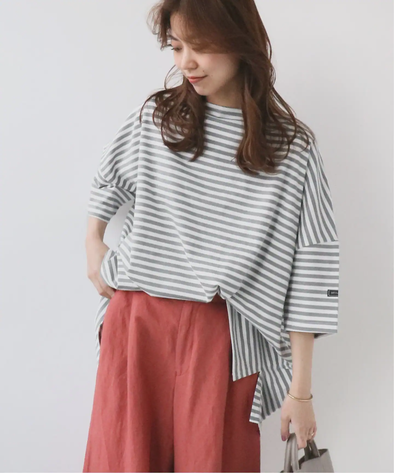 【WIFFLE/ウィッフル】*RELUME BIG BORDER S/S TEE：別注ボーダーTシャツ◆（JOURNAL STANDARD relume）