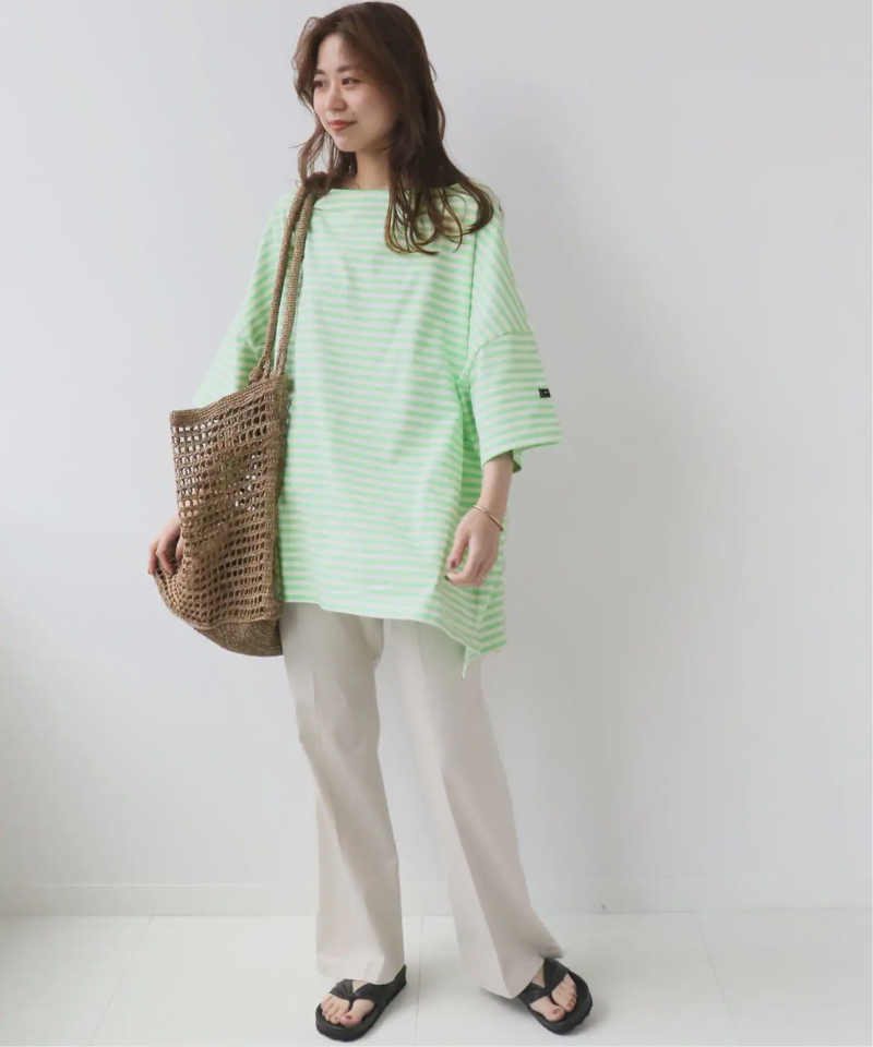 【WIFFLE/ウィッフル】*RELUME BIG BORDER S/S TEE：別注ボーダーTシャツ◆（JOURNAL STANDARD relume）