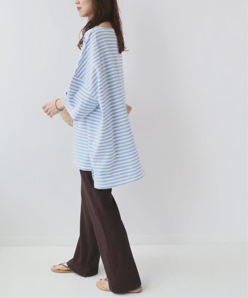 【WIFFLE/ウィッフル】*RELUME BIG BORDER S/S TEE：別注ボーダーTシャツ◆（JOURNAL STANDARD relume）