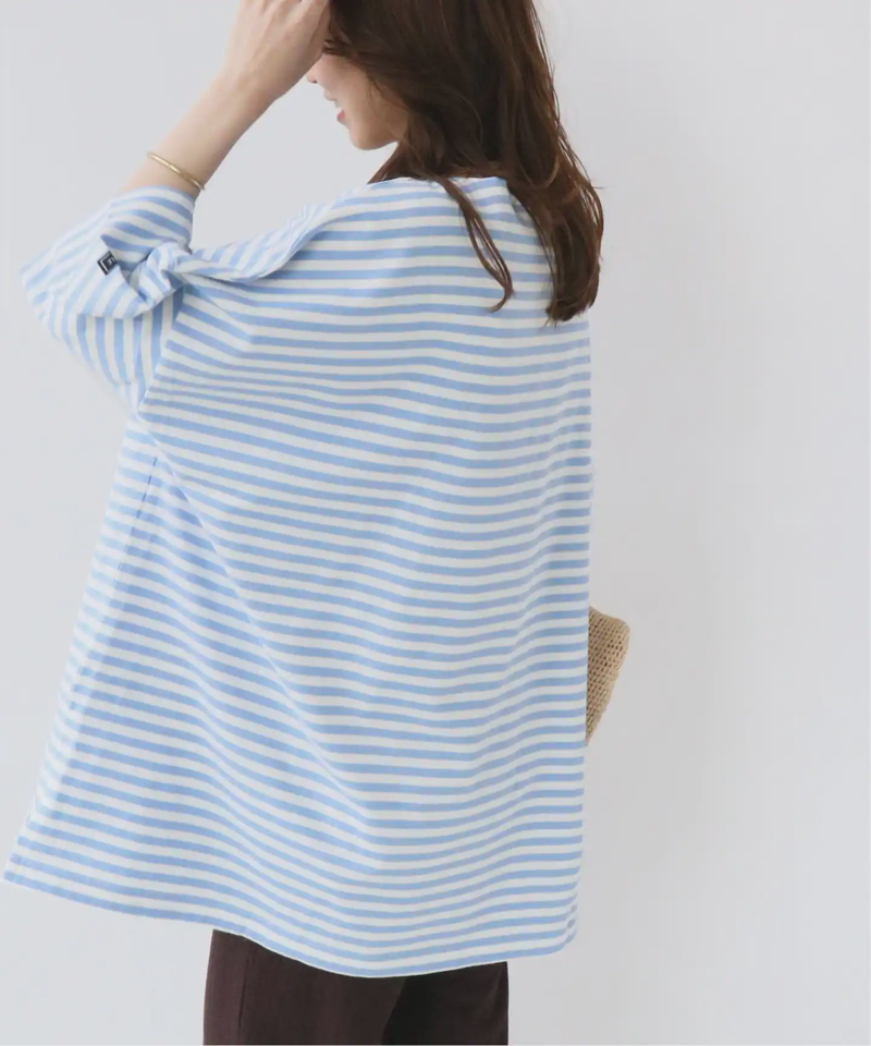 【WIFFLE/ウィッフル】*RELUME BIG BORDER S/S TEE：別注ボーダーTシャツ◆（JOURNAL STANDARD relume）
