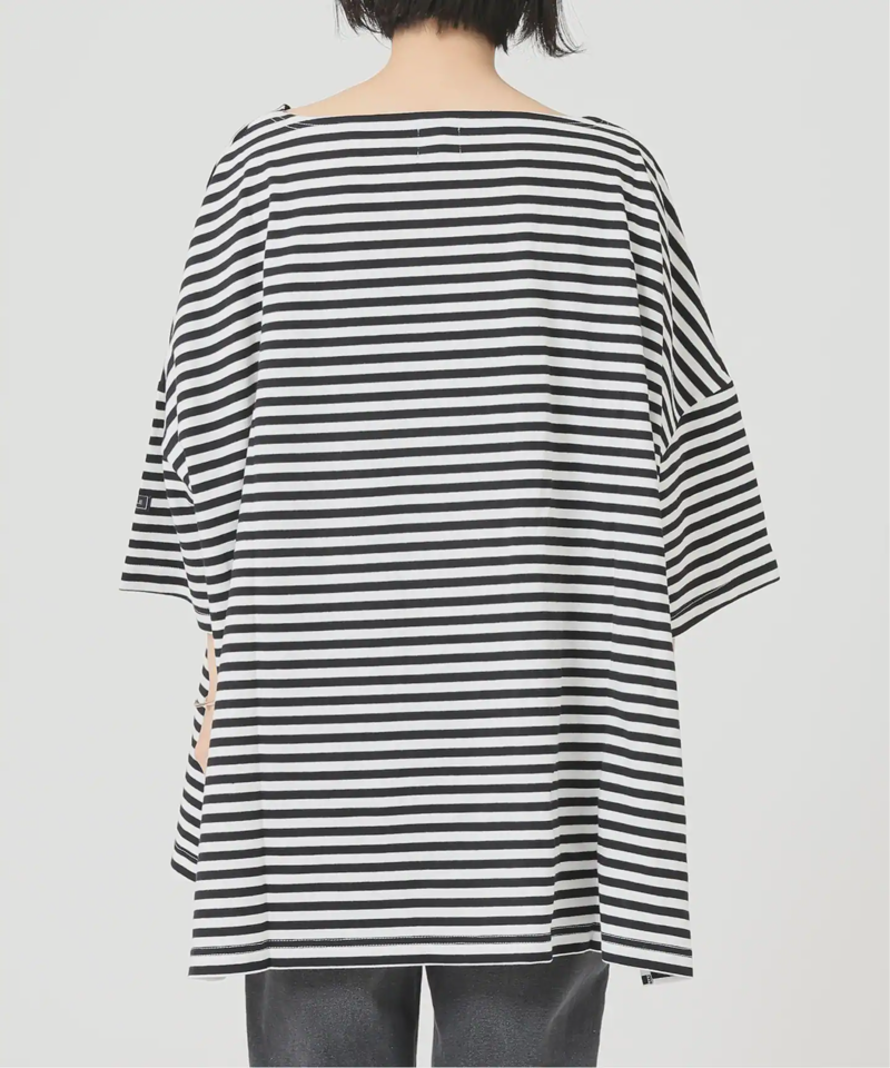 【WIFFLE/ウィッフル】*RELUME BIG BORDER S/S TEE：別注ボーダーTシャツ◆（JOURNAL STANDARD relume）