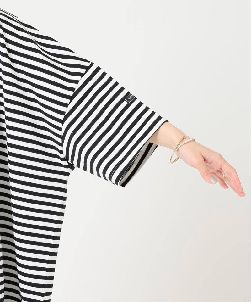 【WIFFLE/ウィッフル】*RELUME BIG BORDER S/S TEE：別注ボーダーTシャツ◆（JOURNAL STANDARD relume）