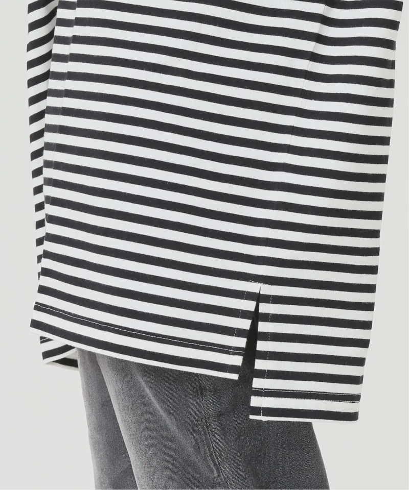 【WIFFLE/ウィッフル】*RELUME BIG BORDER S/S TEE：別注ボーダーTシャツ◆（JOURNAL STANDARD relume）