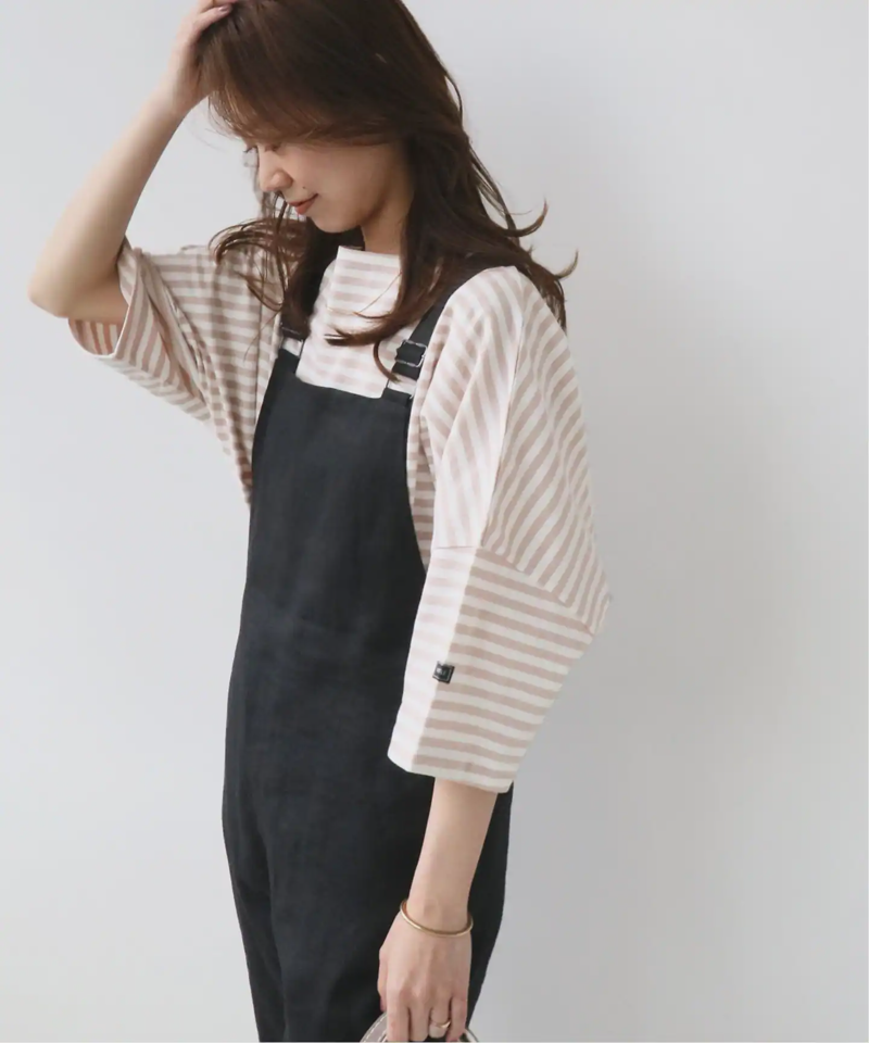 【WIFFLE/ウィッフル】*RELUME BIG BORDER S/S TEE：別注ボーダーTシャツ◆（JOURNAL STANDARD relume）