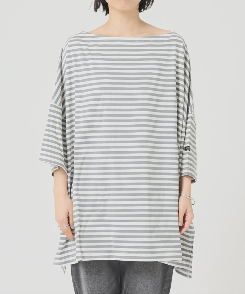 【WIFFLE/ウィッフル】*RELUME BIG BORDER S/S TEE：別注ボーダーTシャツ◆（JOURNAL STANDARD relume）