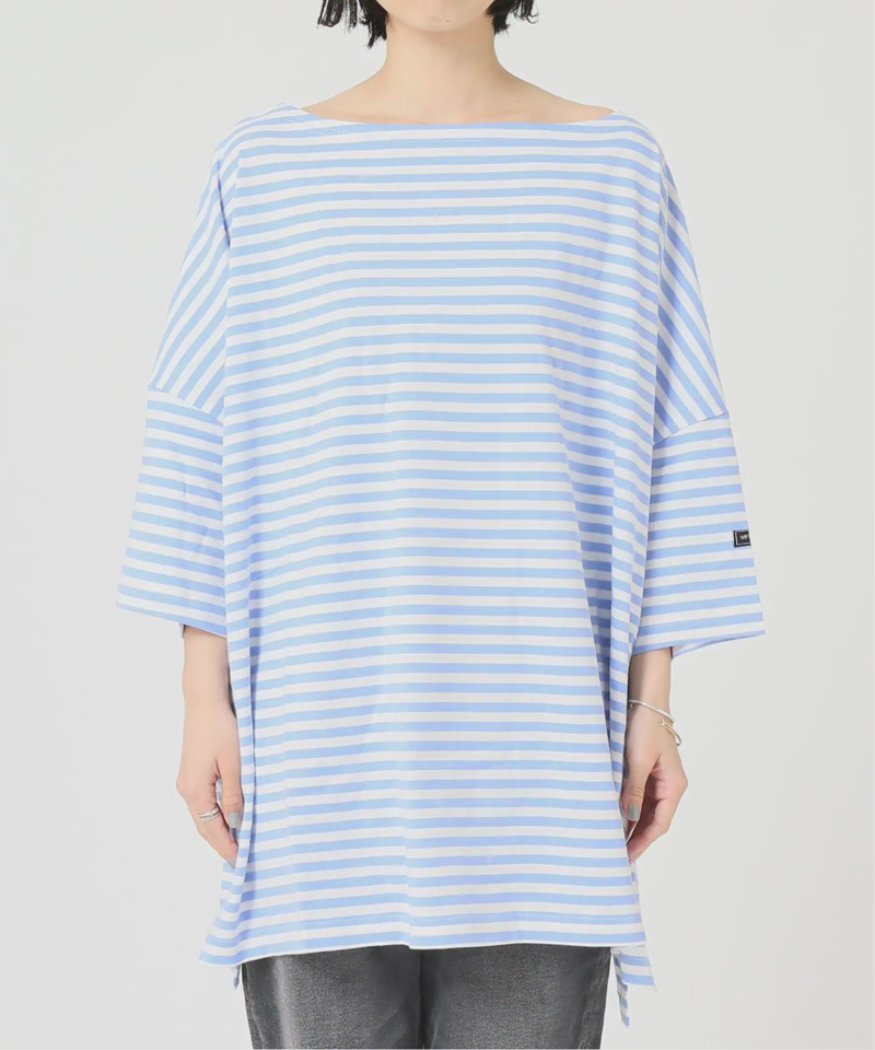 【WIFFLE/ウィッフル】*RELUME BIG BORDER S/S TEE：別注ボーダーTシャツ◆（JOURNAL STANDARD relume）