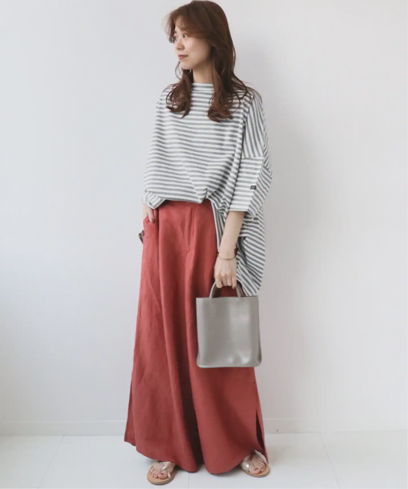 【WIFFLE/ウィッフル】*RELUME BIG BORDER S/S TEE：別注ボーダーTシャツ◆（JOURNAL STANDARD relume）