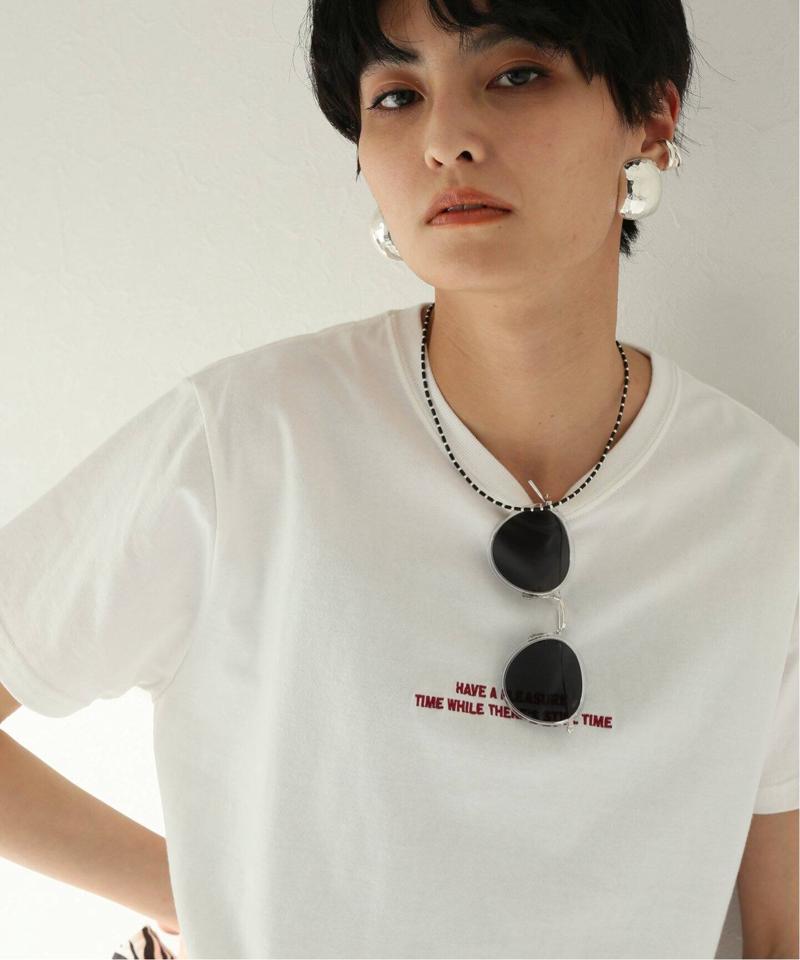 《追加》エンブロイダリーロゴ TEE◆（JOURNAL STANDARD relume）