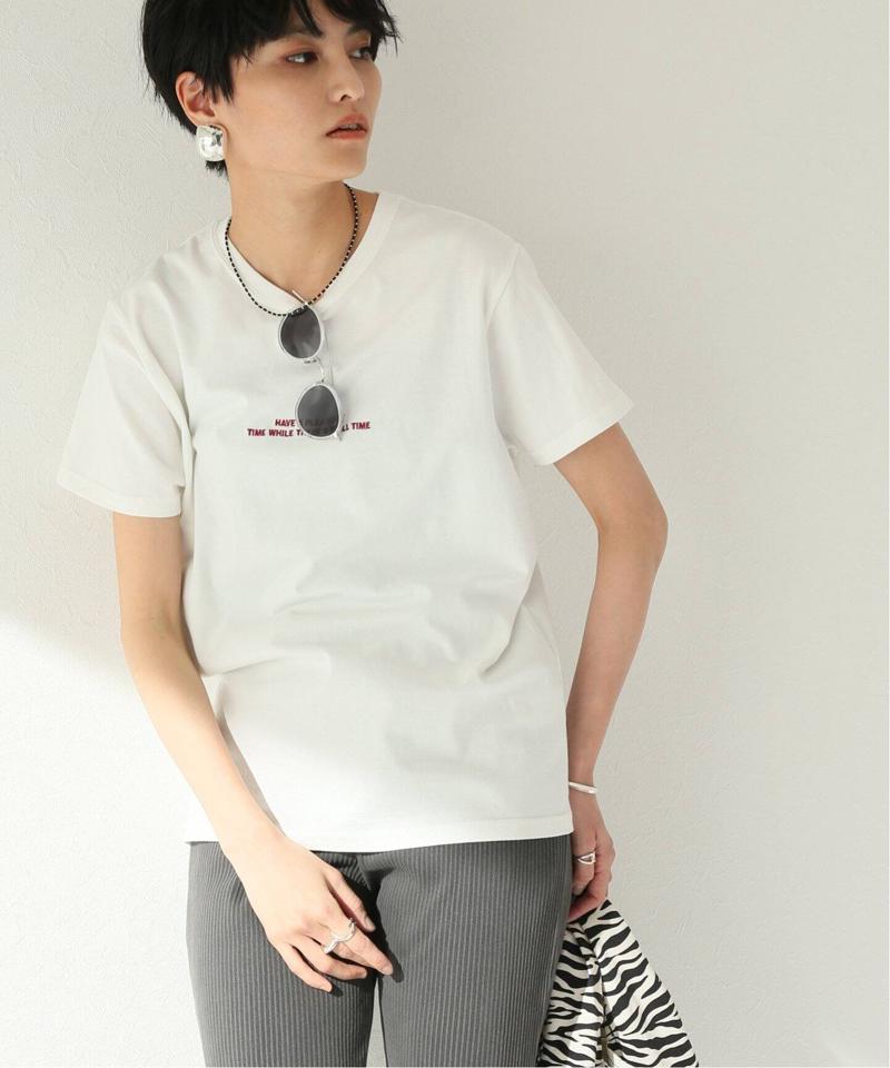 《追加》エンブロイダリーロゴ TEE◆（JOURNAL STANDARD relume）