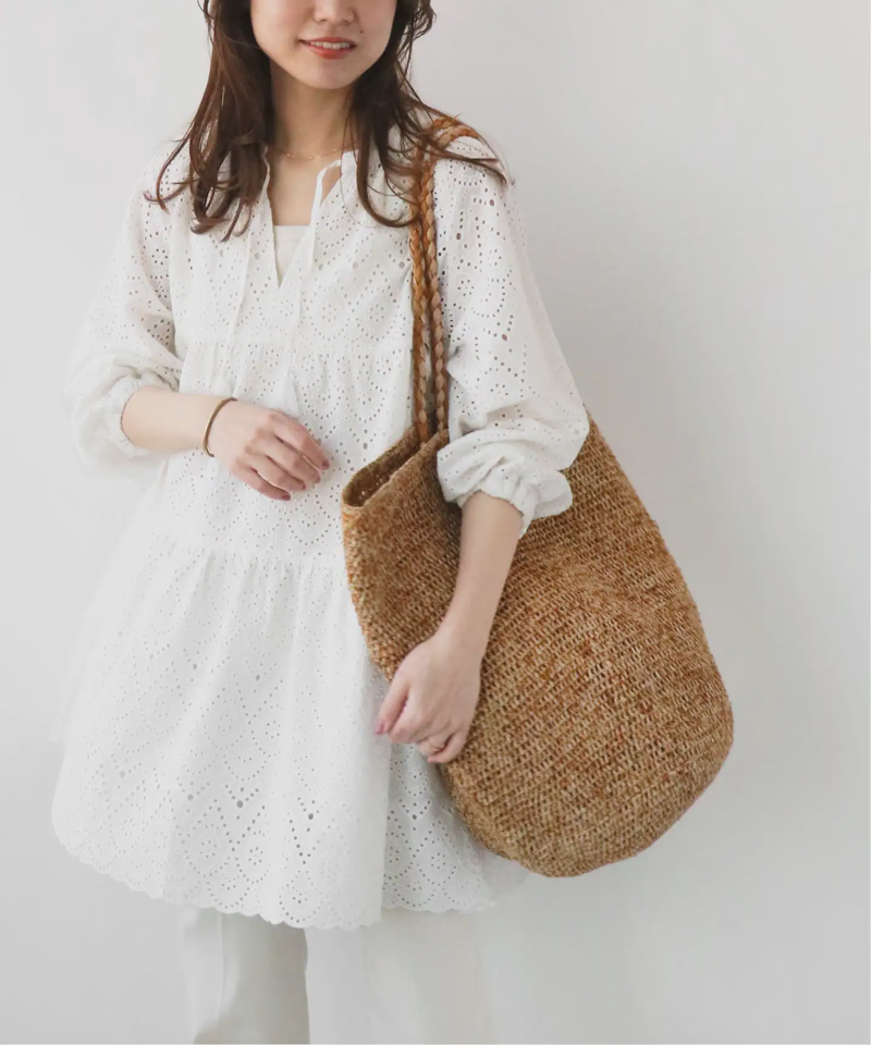 カットワーク刺繍ティアードブラウス◆（JOURNAL STANDARD relume）