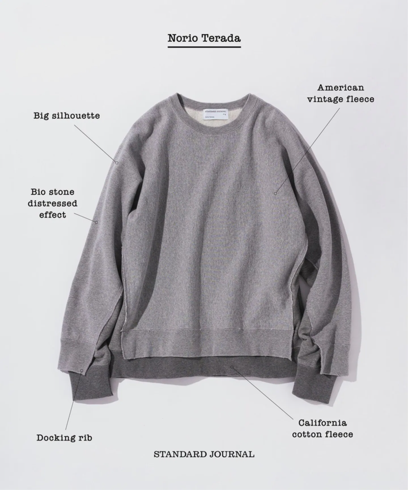 【STANDARD JOURNAL / スタンダード ジャーナル】by TERADA Sweat M size（JOURNAL STANDARD）