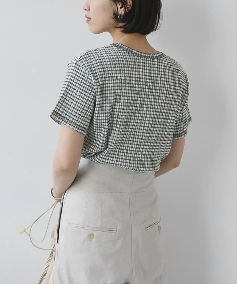 《追加2》クレープカールマイヤークルーネックTシャツ◆（JOURNAL STANDARD relume）