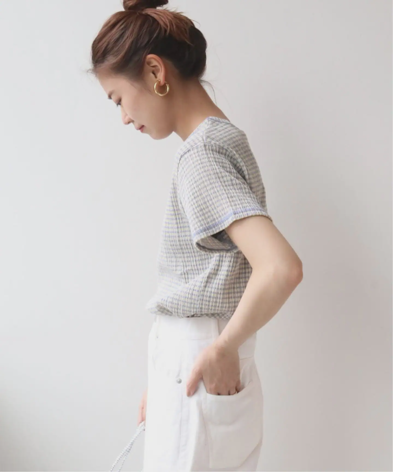 《追加2》クレープカールマイヤークルーネックTシャツ◆（JOURNAL STANDARD relume）