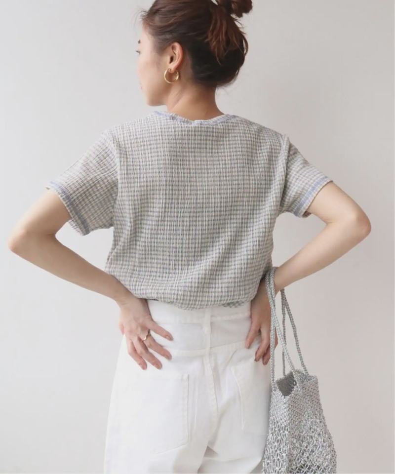 《追加2》クレープカールマイヤークルーネックTシャツ◆（JOURNAL STANDARD relume）