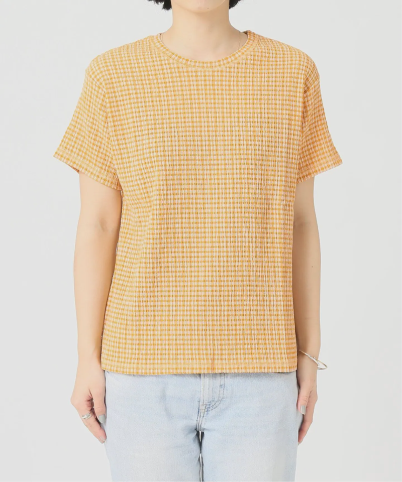 《追加2》クレープカールマイヤークルーネックTシャツ◆（JOURNAL STANDARD relume）