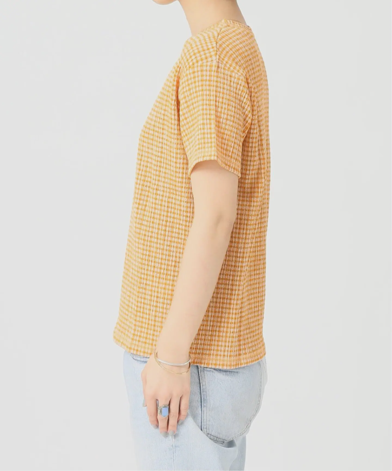《追加2》クレープカールマイヤークルーネックTシャツ◆（JOURNAL STANDARD relume）