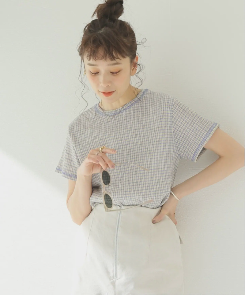 《追加2》クレープカールマイヤークルーネックTシャツ◆（JOURNAL STANDARD relume）