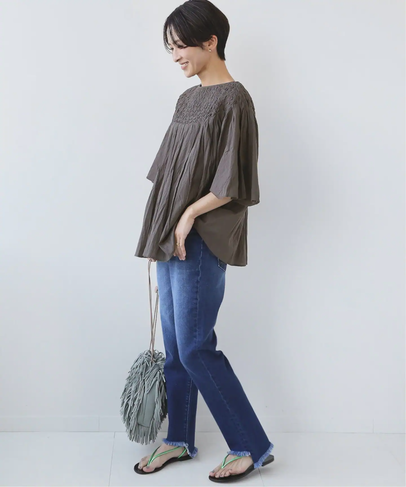 《追加》コットンボイルクリンクルスモッキング◆（JOURNAL STANDARD relume）