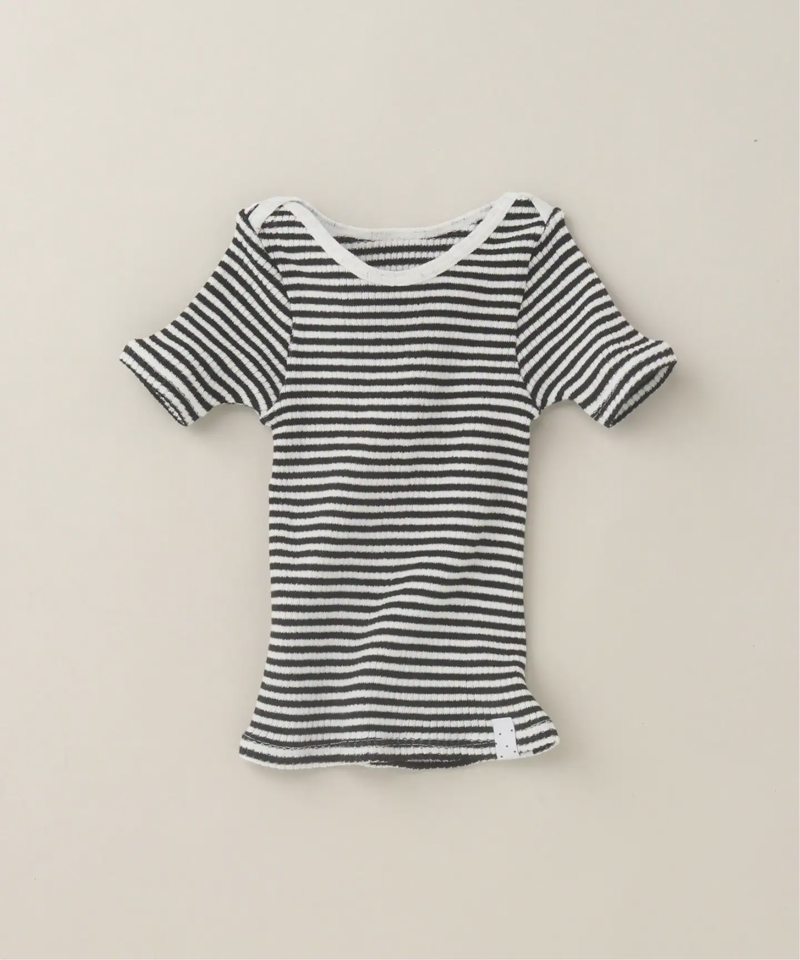 【IENA ENFANT/イエナ アンファン】シームレス 5分袖Tシャツ baby-kids(80-140)◆（IENA）