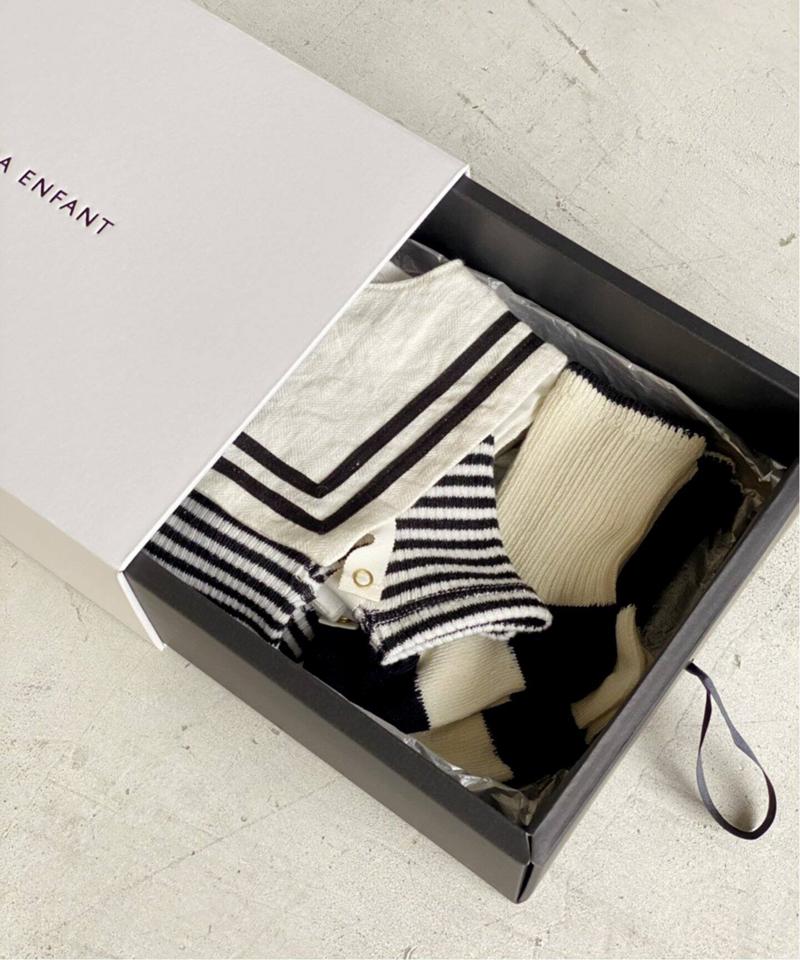 【IENA ENFANT/イエナ アンファン】シームレス 5分袖Tシャツ baby-kids(80-140)◆（IENA）