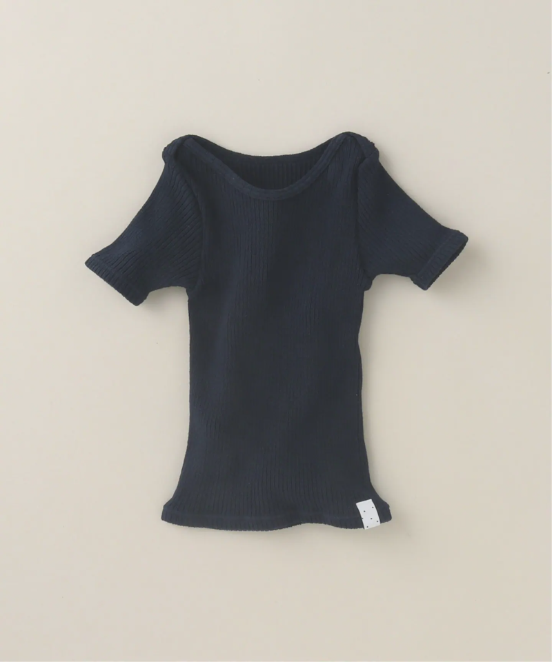 【IENA ENFANT/イエナ アンファン】シームレス 5分袖Tシャツ baby-kids(80-140)◆（IENA）