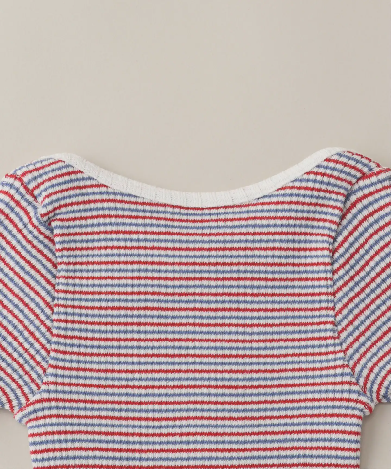【IENA ENFANT/イエナ アンファン】シームレス 5分袖Tシャツ baby-kids(80-140)◆（IENA）