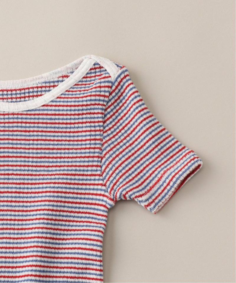 【IENA ENFANT/イエナ アンファン】シームレス 5分袖Tシャツ baby-kids(80-140)◆（IENA）