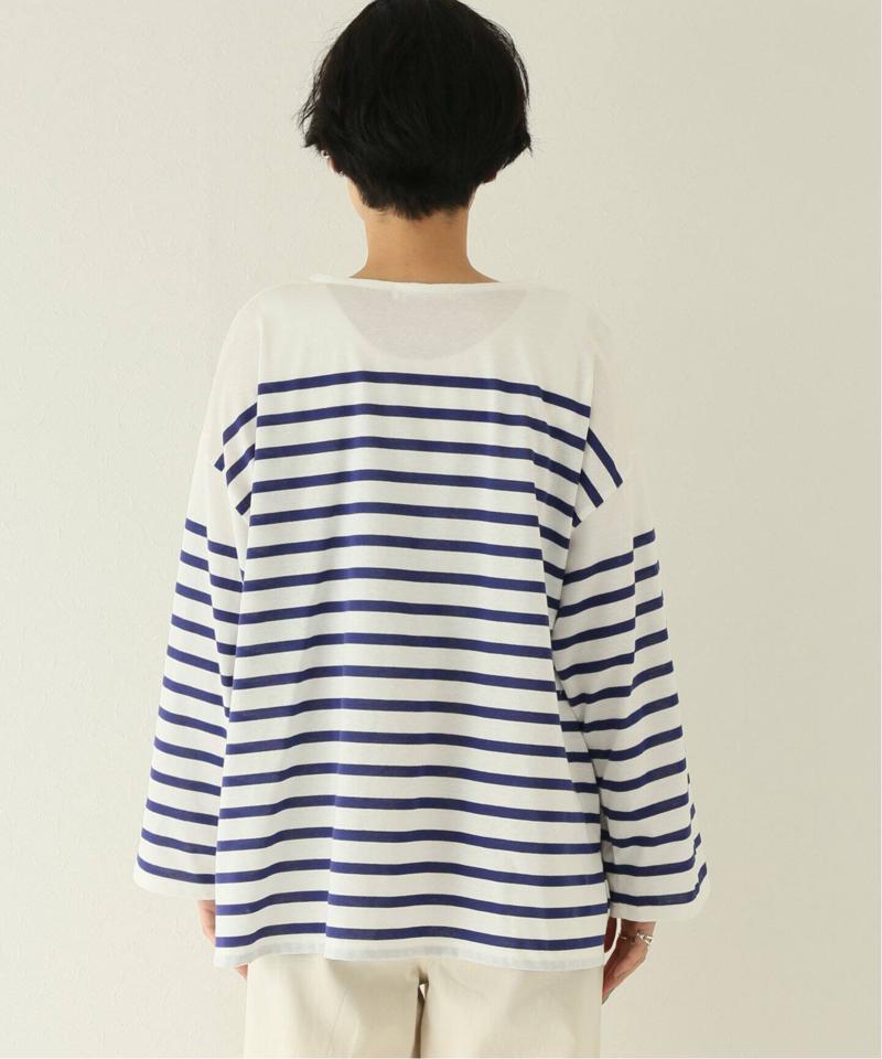 パネルボーダーボートネックTEE◆（JOURNAL STANDARD relume）